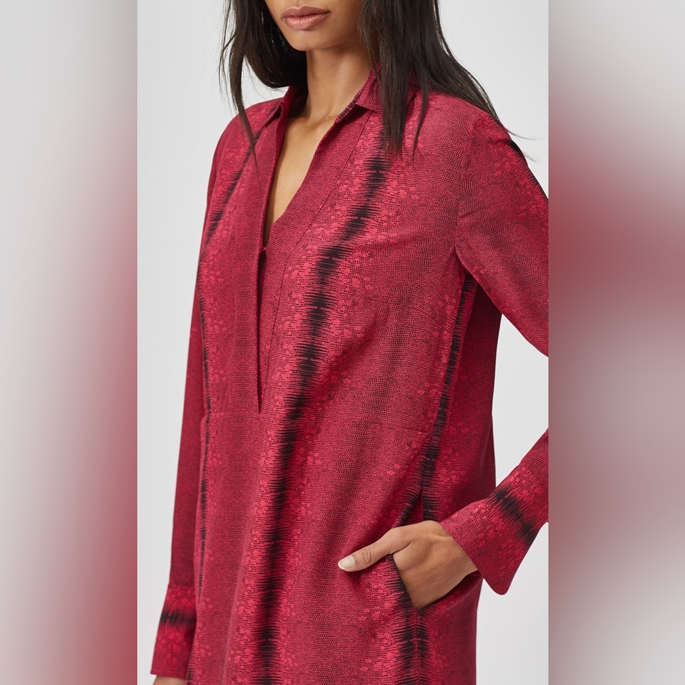 Nwot EQUIPMENT Riannon Silk Dress - Picture 5 of 11